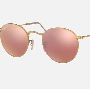 Ray-bans Round Pink Flash Lenses